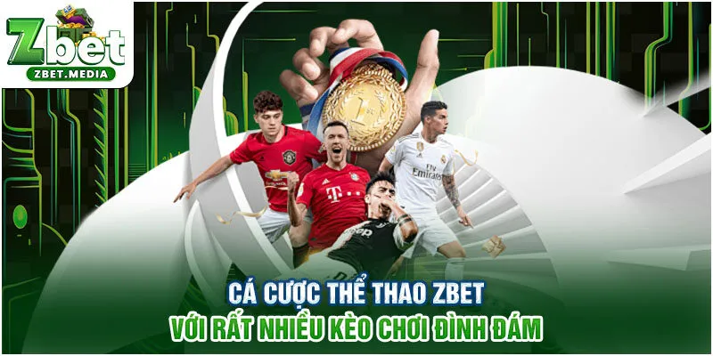 Cá cược thể thao ZBET với rất nhiều kèo chơi đình đám